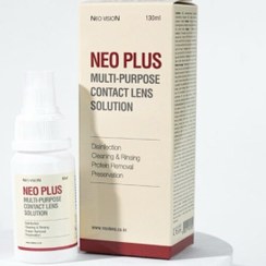 تصویر محلول شوینده و نگهدارنده لنز 130 میل نئو پلاس
