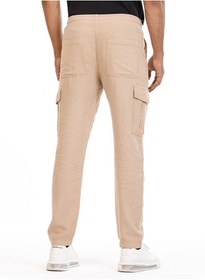 تصویر شلوار کتان خاکی برند gentle park COTTON KHAKI CARGO PANT