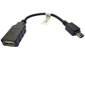 تصویر کابل ذوزنقه ای به مادگی USB OTG Mini USB cable