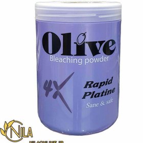 تصویر پودر دکلره رپید الیو olive rapid bleaching powder