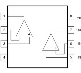 تصویر آپ امپ LM393N پکیج DIP 