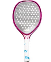 تصویر راکت تنیس ساحلی سکسی برند. SXY Blade 2.0 Limited Edition Paddle in Purple/Red Metallic 