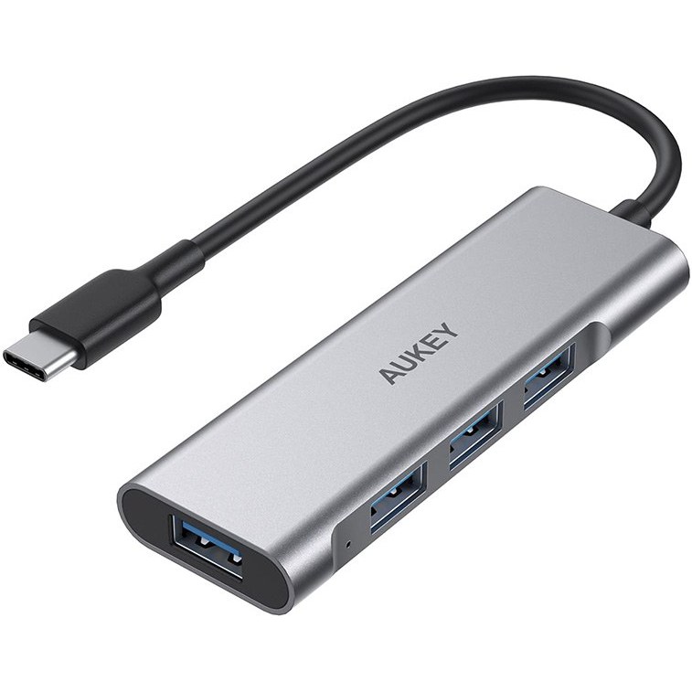 Aukey cb-h19 - USB 3.0 (36W, Hub 4 ports USB + 3 ports de charge), Noir -  NAIPO