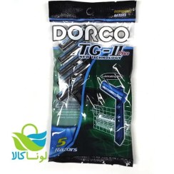 تصویر خودتراش مردانه مدل TG-II Plus دورکو 5 عدد Dorco Pack Razor