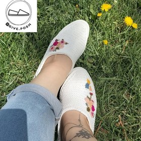 تصویر گیوه گلدوزی شده - 35 give