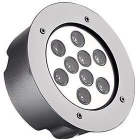 تصویر چراغ گرد دفنی 9 وات 12 ولت ESlight مدل نگین QD9-9W نور مهتابی 