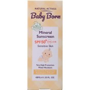 تصویر کرم ضد آفتاب SPF50 کودک بیبی برن 40 میل Baby Born Mineral SPF50 Sunscreen Cream 40 ldg