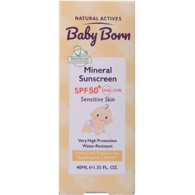 تصویر کرم ضد آفتاب SPF50 کودک بیبی برن 40 میل Baby Born Mineral SPF50 Sunscreen Cream 40 ldg