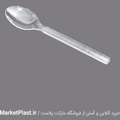 تصویر قاشق غذا یکبارمصرف گلدن(ضخیم)/ بسته 25 عددی 