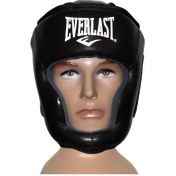 تصویر کلاه بوکس و کیک بوکس EVERLAST - مشکی EVERLAST