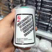 تصویر دوک نخ پلی استر سفید 