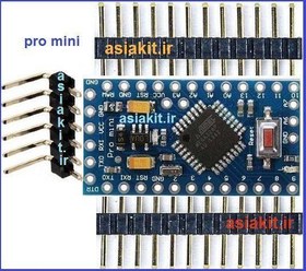 تصویر برد آردوینو Pro Mini پردازنده ATmega328 