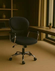 تصویر صندلی گردان مدل صدفی 