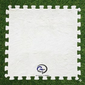 تصویر موکت تایل مسکونی رنگ سفید 