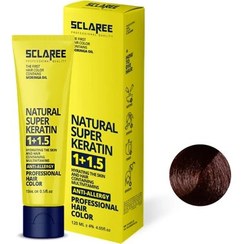 تصویر رنگ مو اسکلاره شماره 4.08 حجم 120 میلی لیتر رنگ قهوهای تنباکویی 