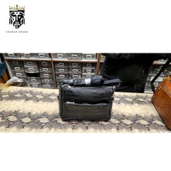 تصویر کیف زنانه دوشی چرمی مدل دوزیپ 