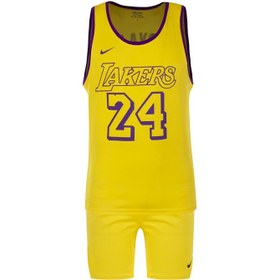 تصویر لباس بسکتبال لیکرز 2023 (زرد) 