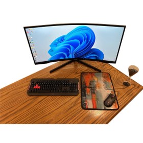 تصویر پد موس مخصوص بازی مدل طرح پاییز gaming mouse pad model Almas