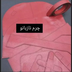 تصویر کیف رودوشی زنانه چرم طبیعی گاوی و دست دوز 