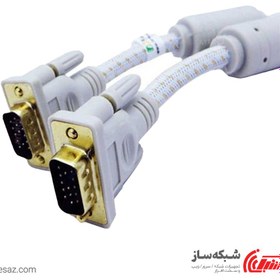 تصویر کابل VGA با نویزگیر فرانت 3 متری Faranet VGA Cable w/Ferrite 3m