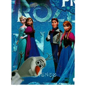 تصویر کاغذ کادو گلاسه فروزن 