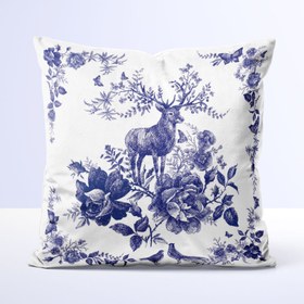 تصویر کوسن طرح قلم آبی - کد 80107 زمان آماده سازی یک هفته کاری