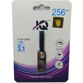 تصویر فلش 256گیگ 1.IQ i300 USB3 گارانتی مادام العمر 