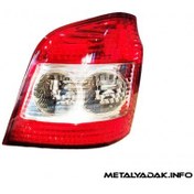 تصویر چراغ خطر عقب جمع ساز مناسب پراید ۱۱۱ جفت چپ و راست 