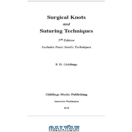 خرید و قیمت دانلود کتاب Surgical Knots and Suturing Techniques ا گره