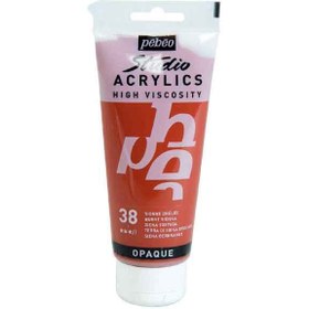 تصویر رنگ اکریلیک ۱۰۰میل کد ۰۳۸ brunt sienna 