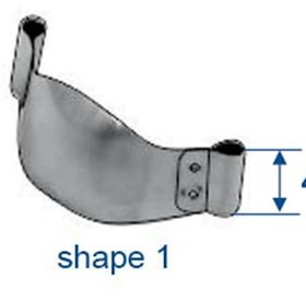 تصویر کیت سکشنال زین اسبی 18 عدد + 1 عدد کلیپس Saddle contoured Metal Matrices
