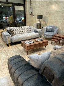 تصویر مبل راحتی چستر لینا تکفره لاوین Ali Sofa