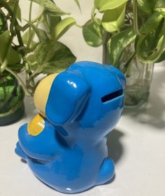 تصویر قلک پلی استر سگ نشسته 