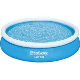 تصویر استخر پیش ساخته برزنتی بادی ایزی ست بدون پمپ سایز ۷۶*۳۶۶ کد Bestway 57275