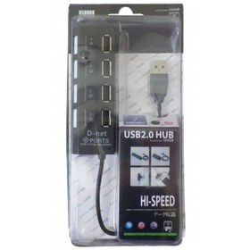 تصویر هاب کلیددار USB2.0 D-NET 