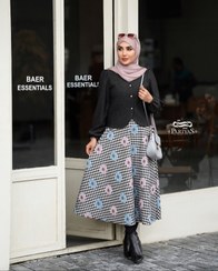 تصویر کت و دامن مجلسی زنانه ماهلین 