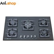 تصویر اجاق گاز شیشه ای جانا مدل G505C ظرفیت ۵ شعله 