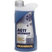 تصویر ضدیخ و ضدجوش آبی مانول mannol یک لیتر Mannol coolant AG11 وارداتی ساخت آلمان