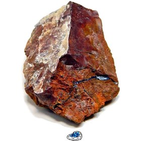 تصویر سنگ راف جاسپر قرمز زیبا و اصل و معدنی S1183 