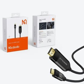 تصویر کابل تایپ سی به HDMI با طول 2 متر MHL مک دودو مدل Mcdodo 5880 