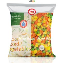 تصویر سبزیجات مخلوط منجمد ب.آ - 400گرمی 