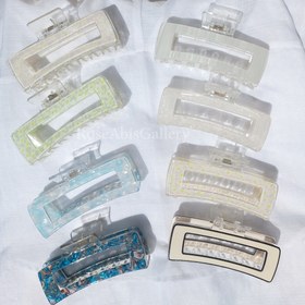 تصویر کلیپس صدفی مربعی 