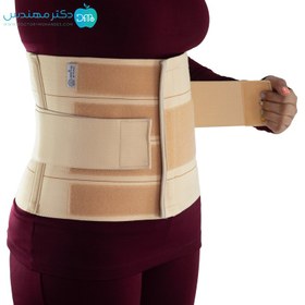 تصویر شکم بند با کش دوبل کد محصول : 60430 Double Rubber Elastic Abdominal Binder