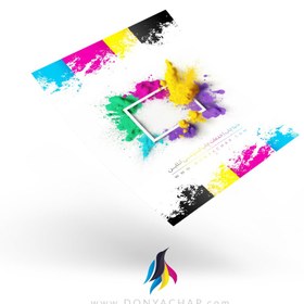 تصویر تراکت رنگی تحریر 