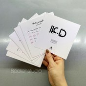 تصویر برگه تقویم رومیزی بتنی 1405 - نیم رخ 