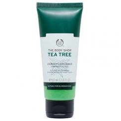 تصویر اسکراب صورت ضدجوش درخت چای بادی شاپ-Body Shop Tea Tree Squeaky Clean Scrub 