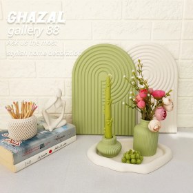 تصویر ست دکوری سبز 