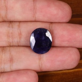 تصویر نگین یاقوت کبود کد 29986 Sapphire stone
