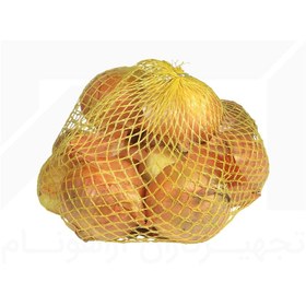 تصویر تور بسته بندی بافتی درجه یک (تور پیاز، تور سیب زمینی، تور سیر و… ) 