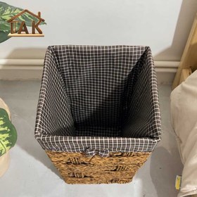 تصویر سبد رخت چرک حصیری 